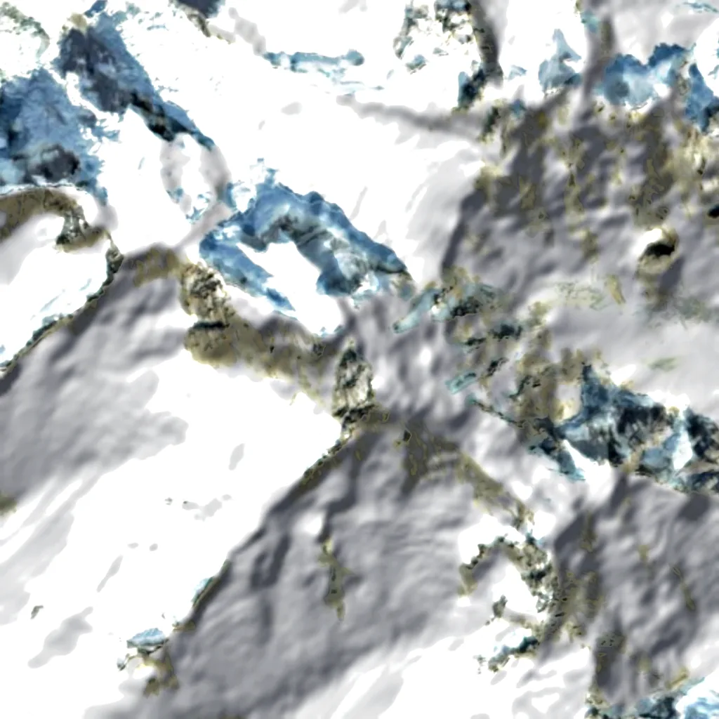 Mount Waddington seen from above (Sentinel-2)