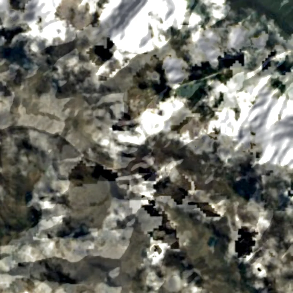 Mount Wilhelm seen from above (Sentinel-2)