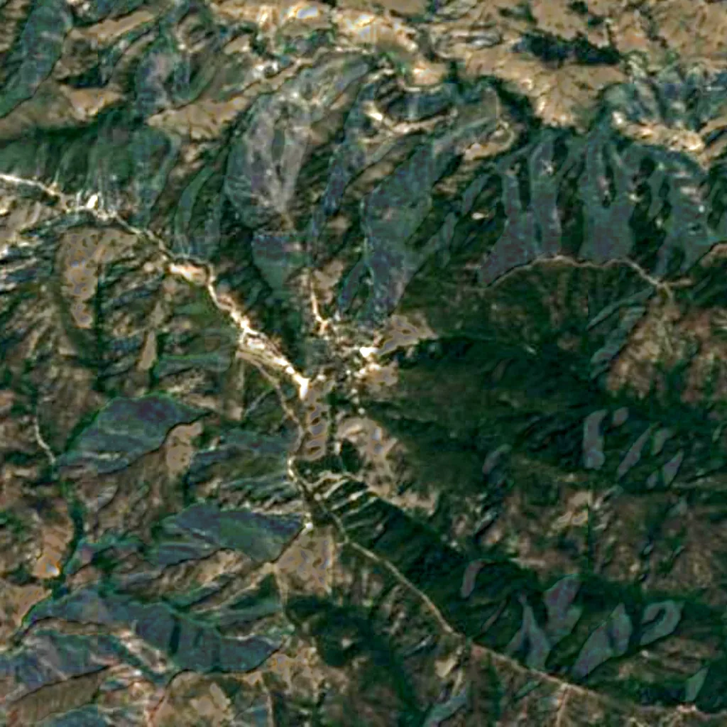 Mount Wilson Observatory seen from above (Sentinel-2)