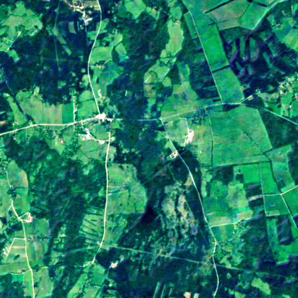 Muhu seen from above (Sentinel-2)