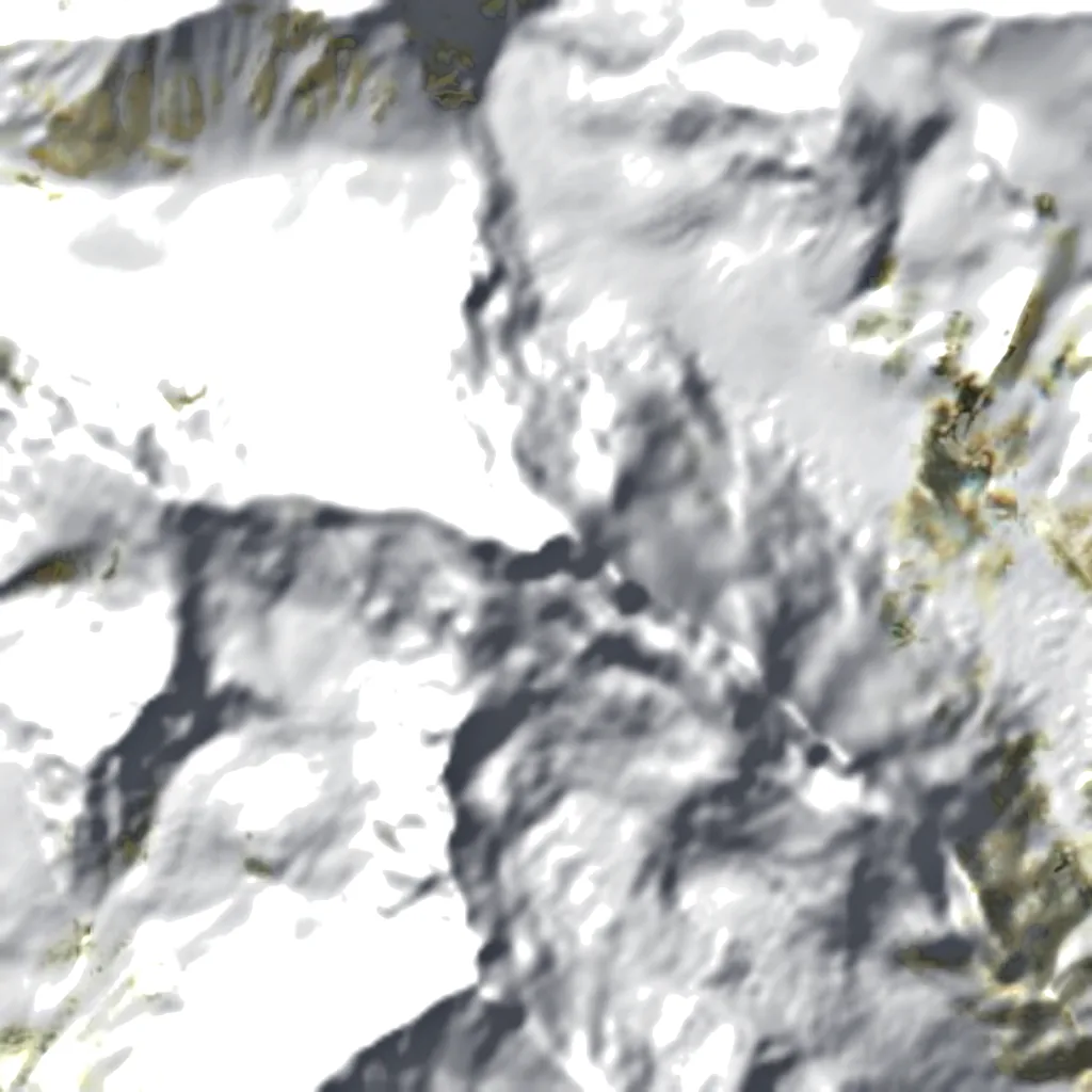 Muztagh Tower seen from above (Sentinel-2)