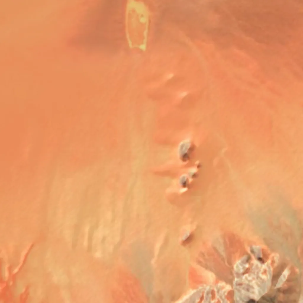 NamibRand Nature Reserve seen from above (Sentinel-2)