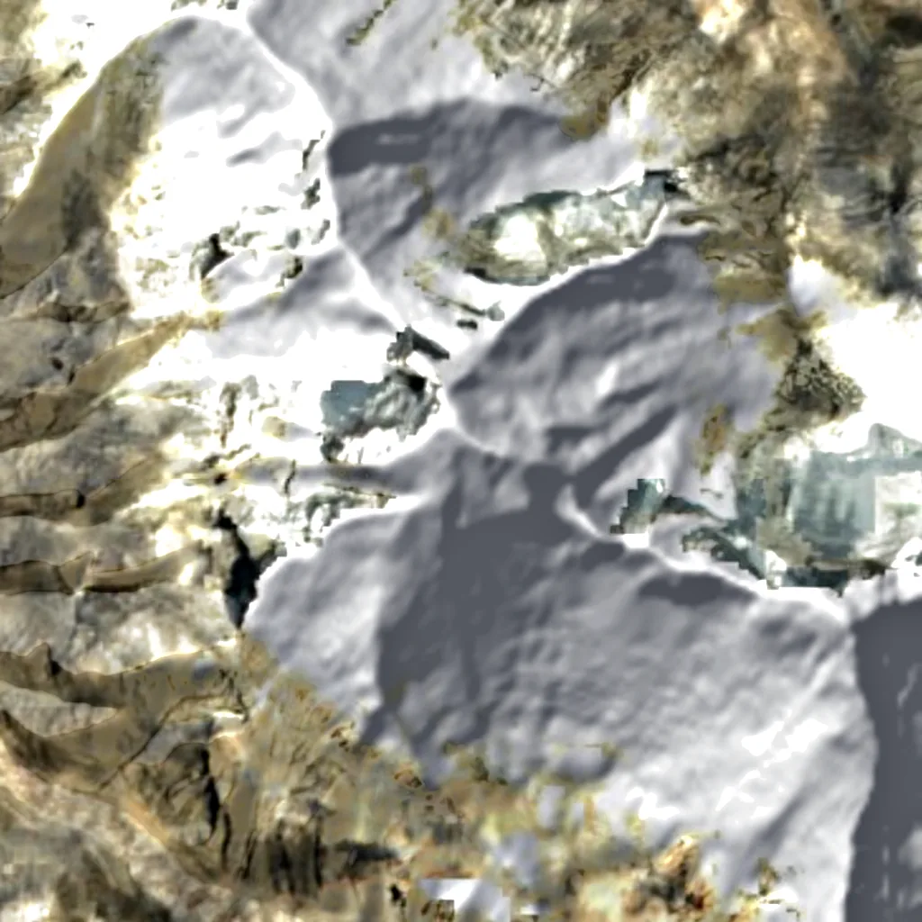 Nanda Devi seen from above (Sentinel-2)
