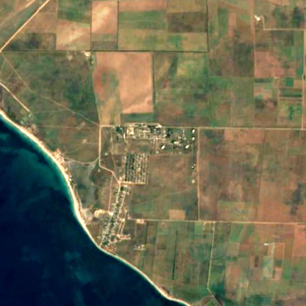 National Space Facilities Control and Test Center seen from above (Sentinel-2)