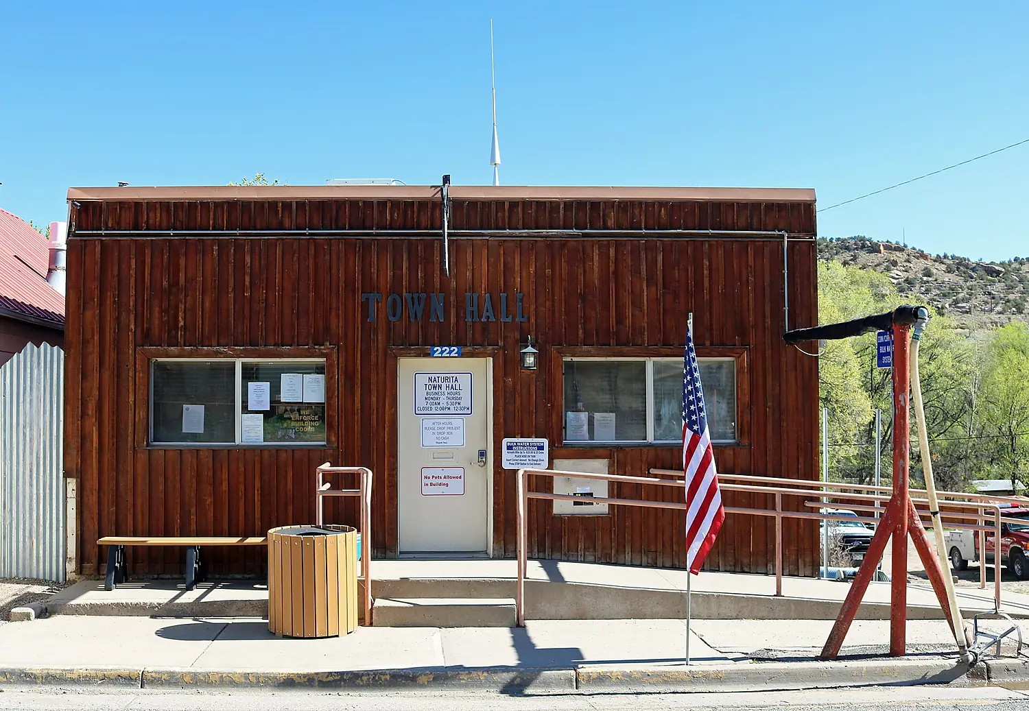 Naturita, Colorado town hall