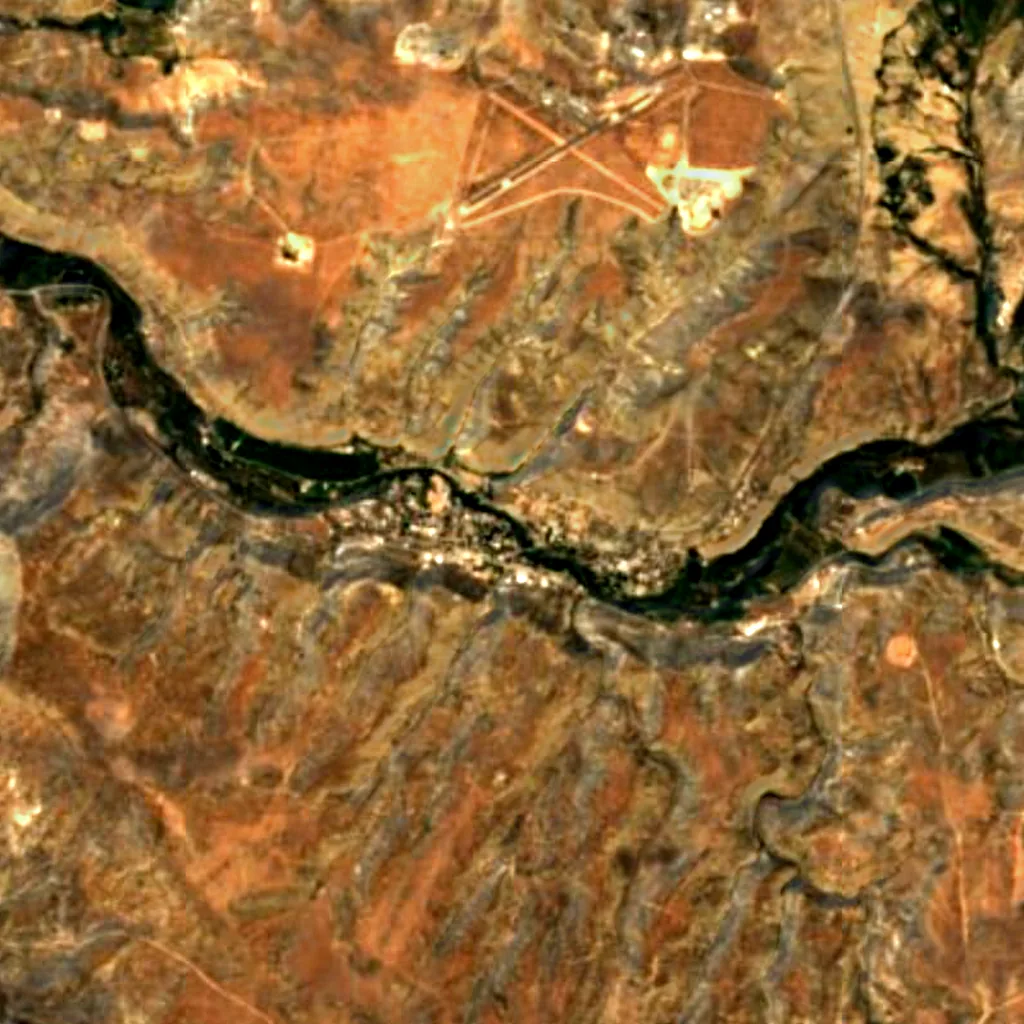 Naturita seen from above (Sentinel-2)