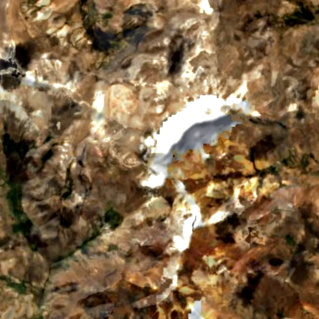Nevado Mismi seen from above (Sentinel-2)
