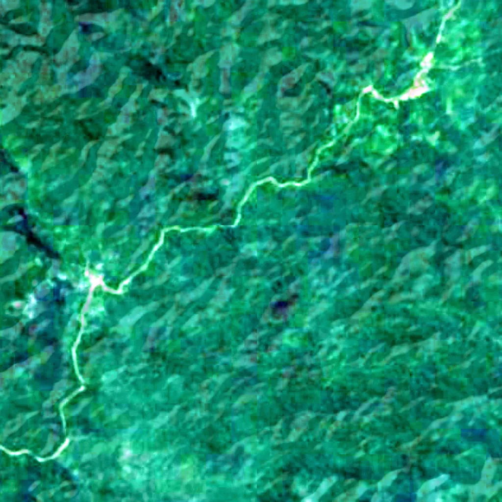 New Britain seen from above (Sentinel-2)