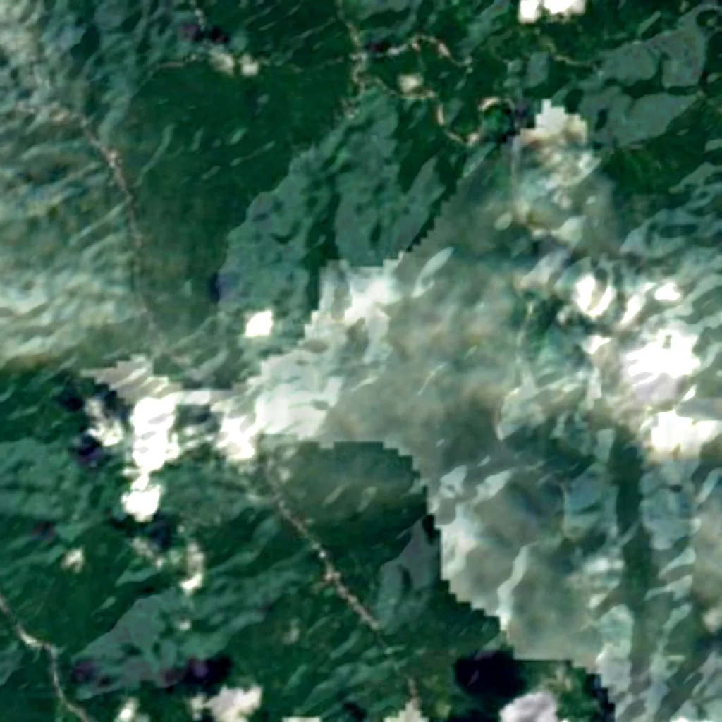 Nias Island seen from above (Sentinel-2)
