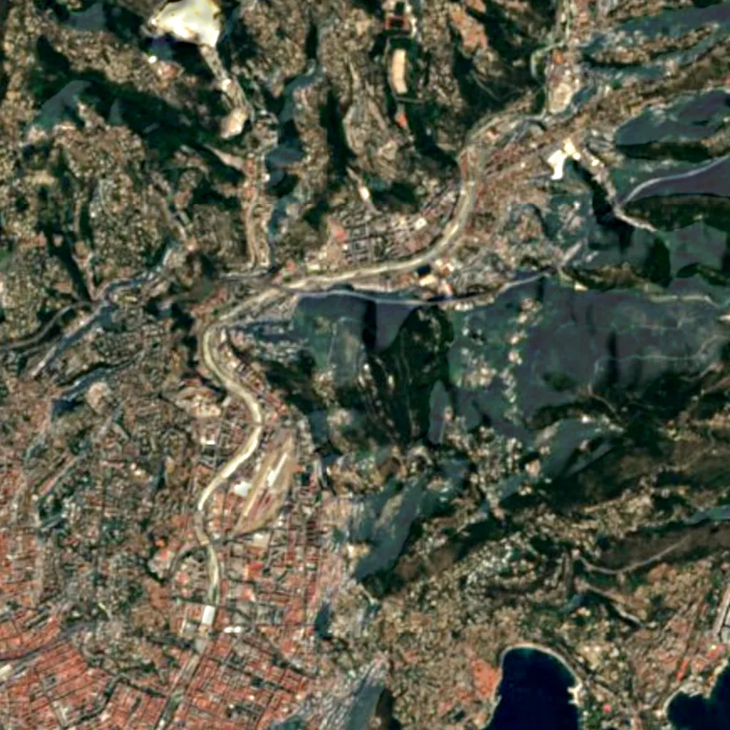 Nice Observatory seen from above (Sentinel-2)
