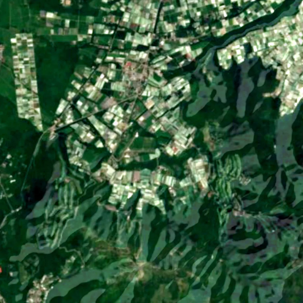 Nobeyama radio observatory seen from above (Sentinel-2)
