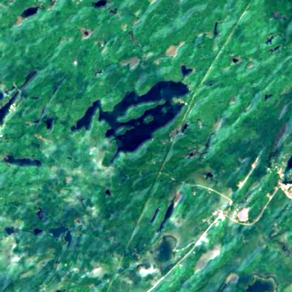 North Frontenac seen from above (Sentinel-2)