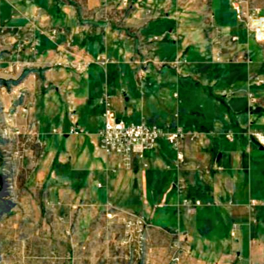 Norwood seen from above (Sentinel-2)
