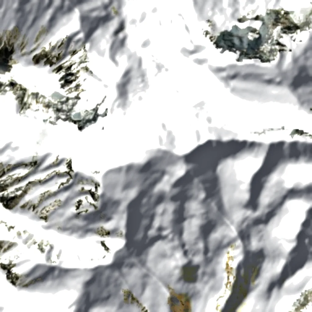 Noshaq seen from above (Sentinel-2)