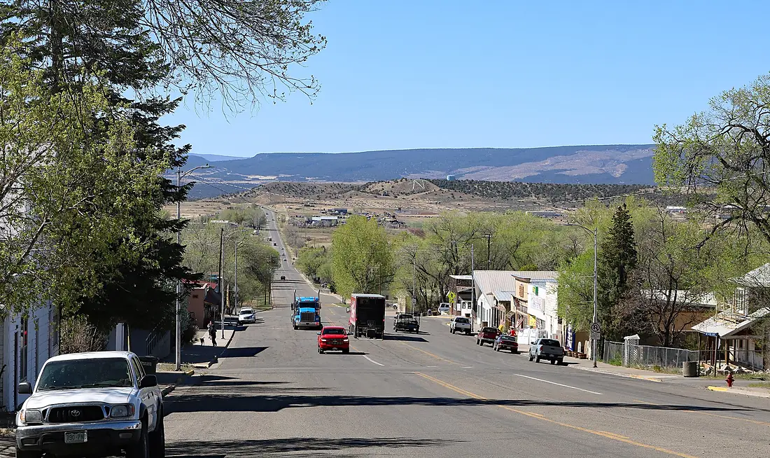 Main Street in Nucla, Colorado