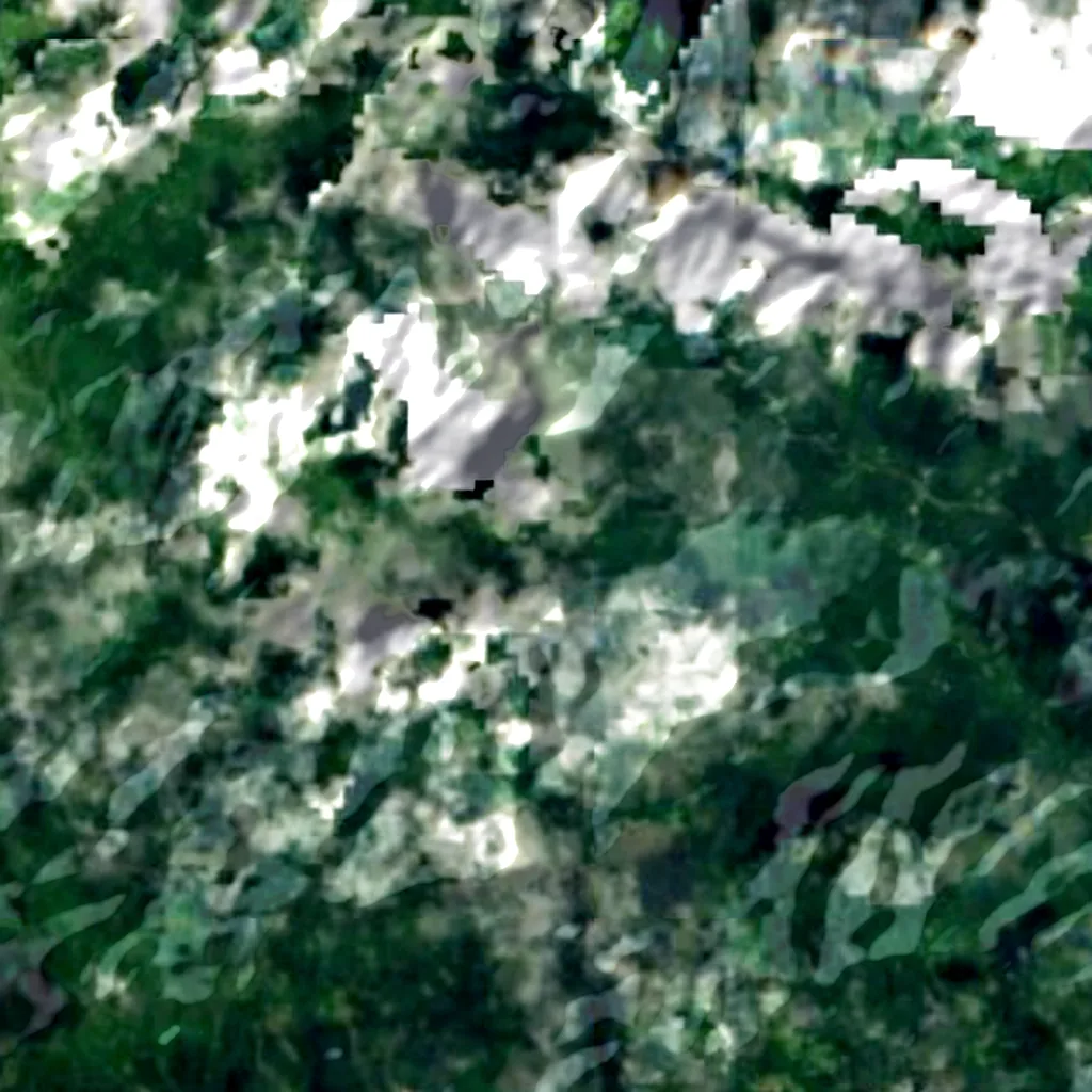 Nuku Hiva seen from above (Sentinel-2)