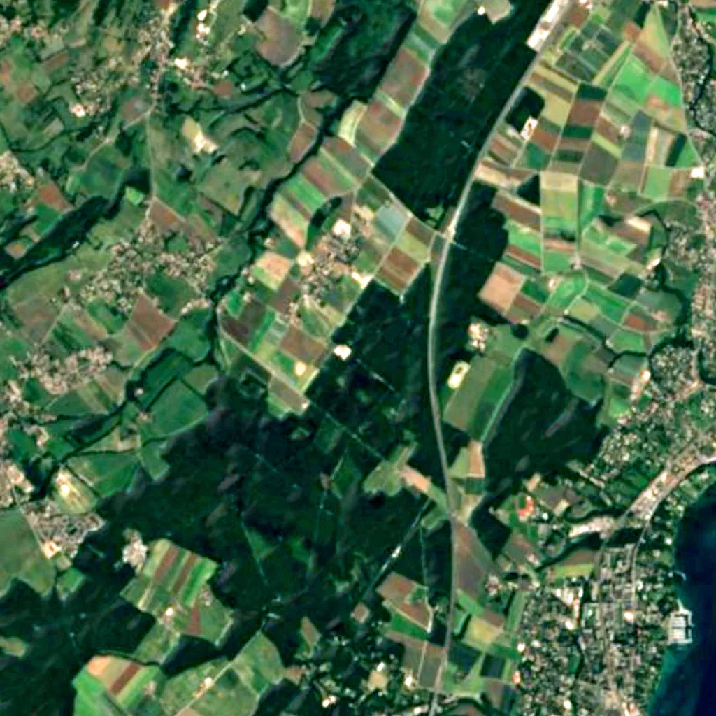 Observatory of Geneva seen from above (Sentinel-2)