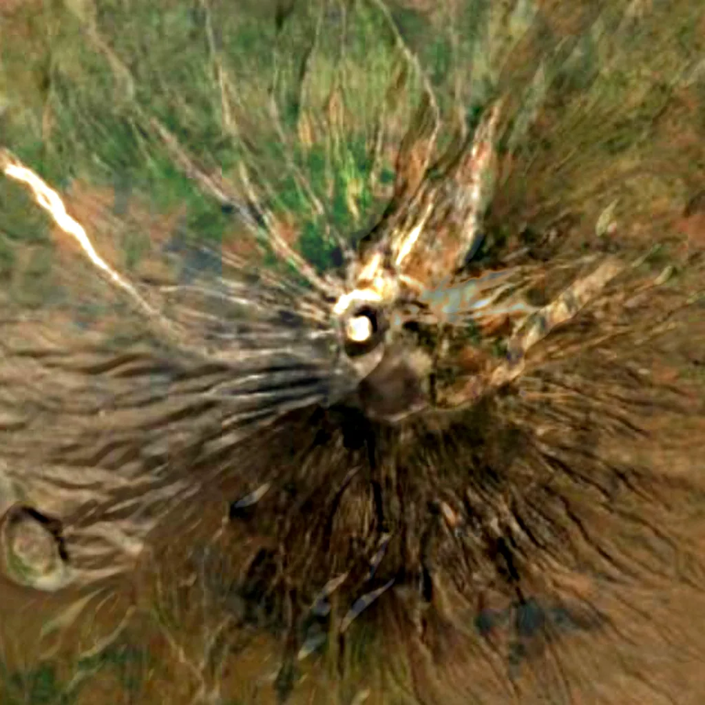 Ol Doinyo Lengai seen from above (Sentinel-2)