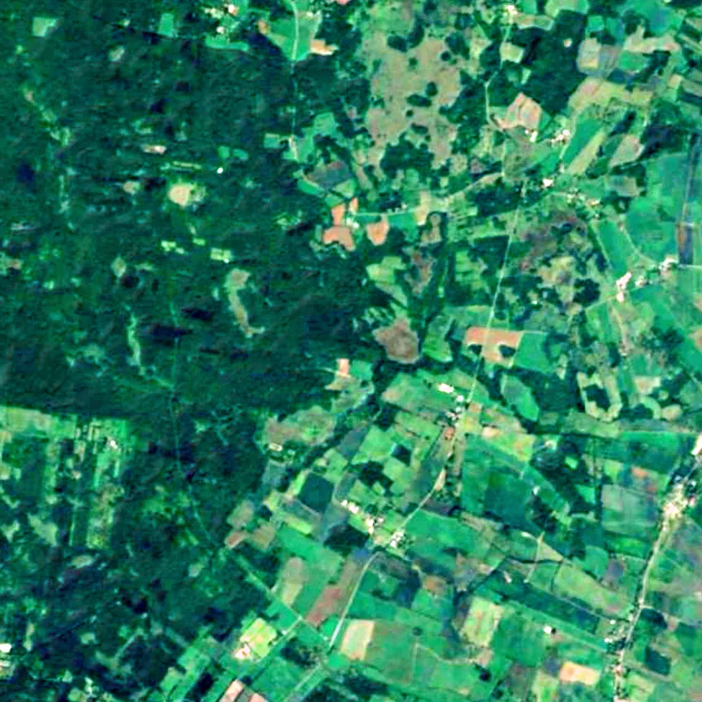Öland seen from above (Sentinel-2)
