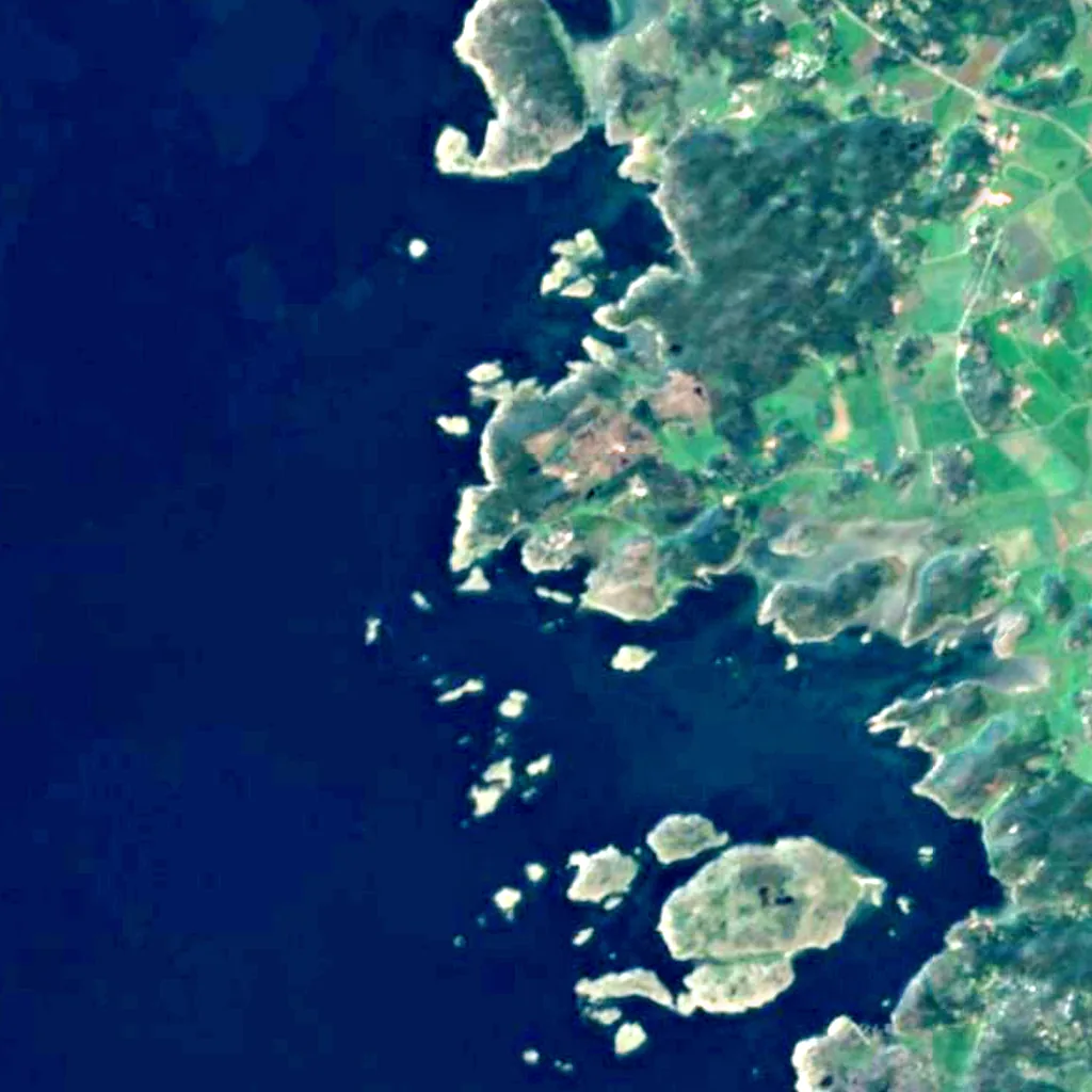 Onsala Space Observatory seen from above (Sentinel-2)