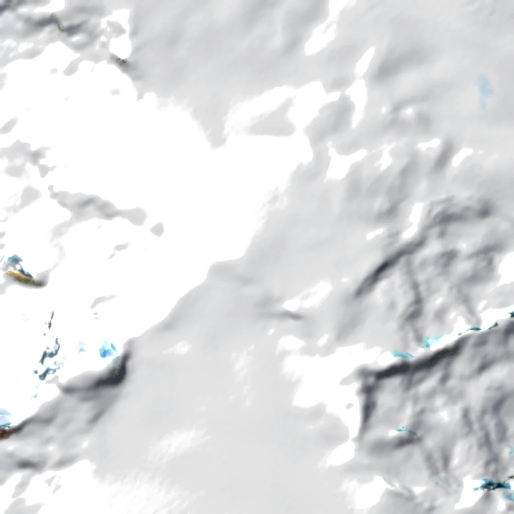 Öræfajökull seen from above (Sentinel-2)