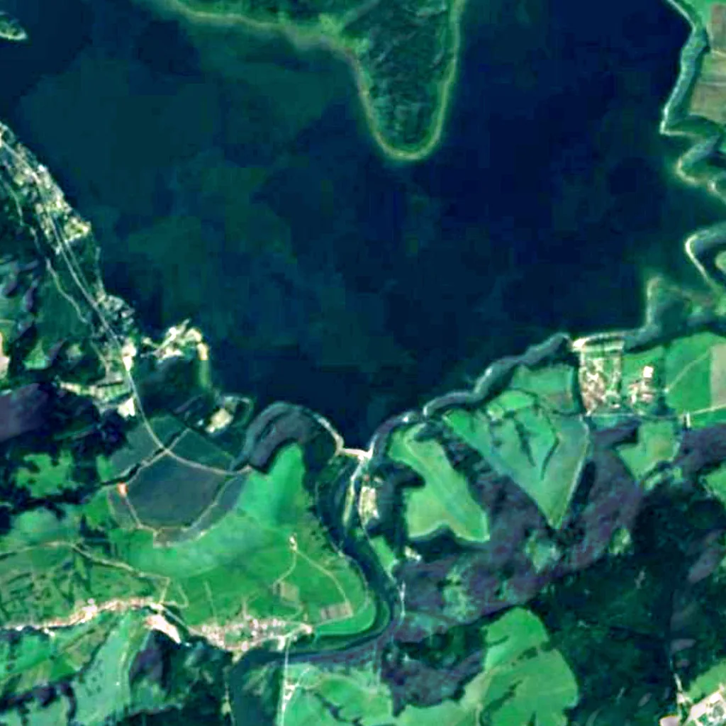 Orava seen from above (Sentinel-2)