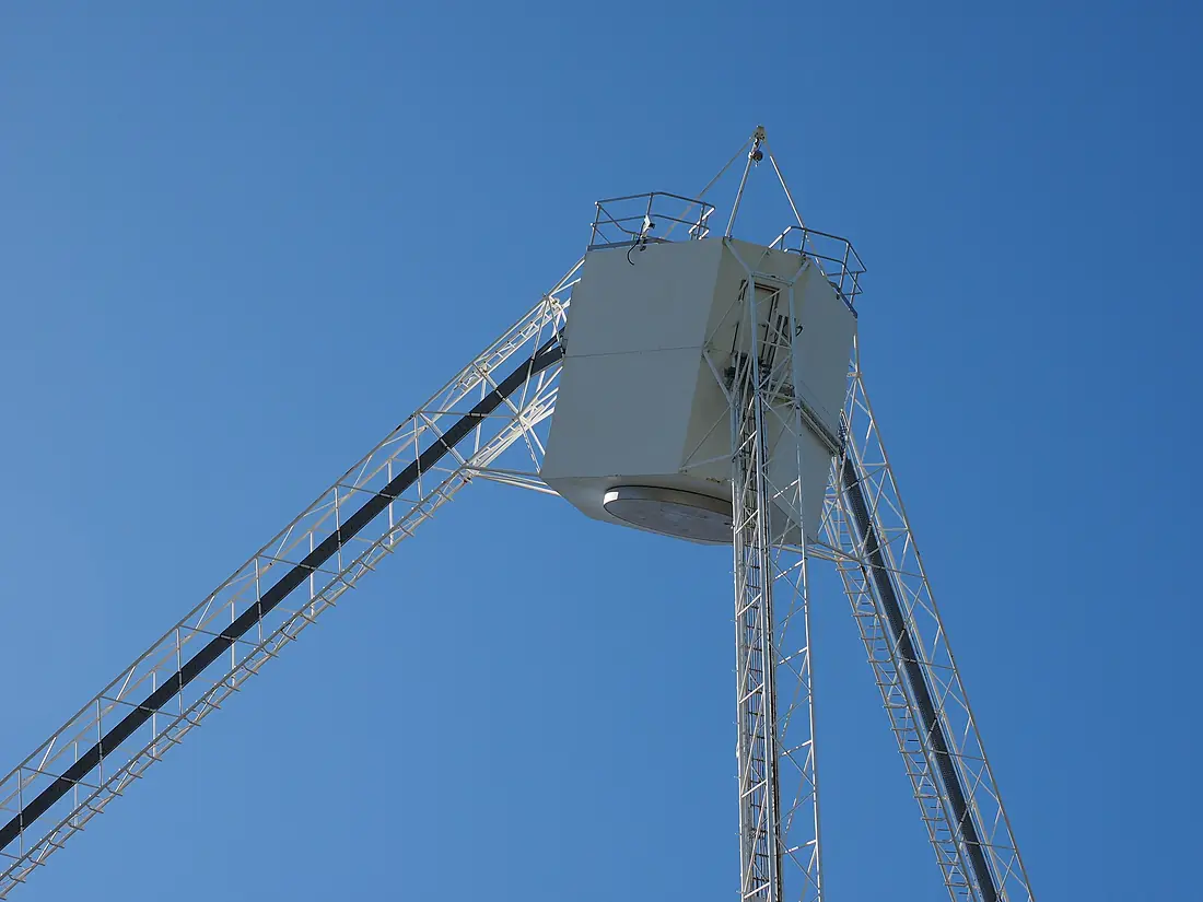 Parkes Radio Telescope focus cabin August 2020