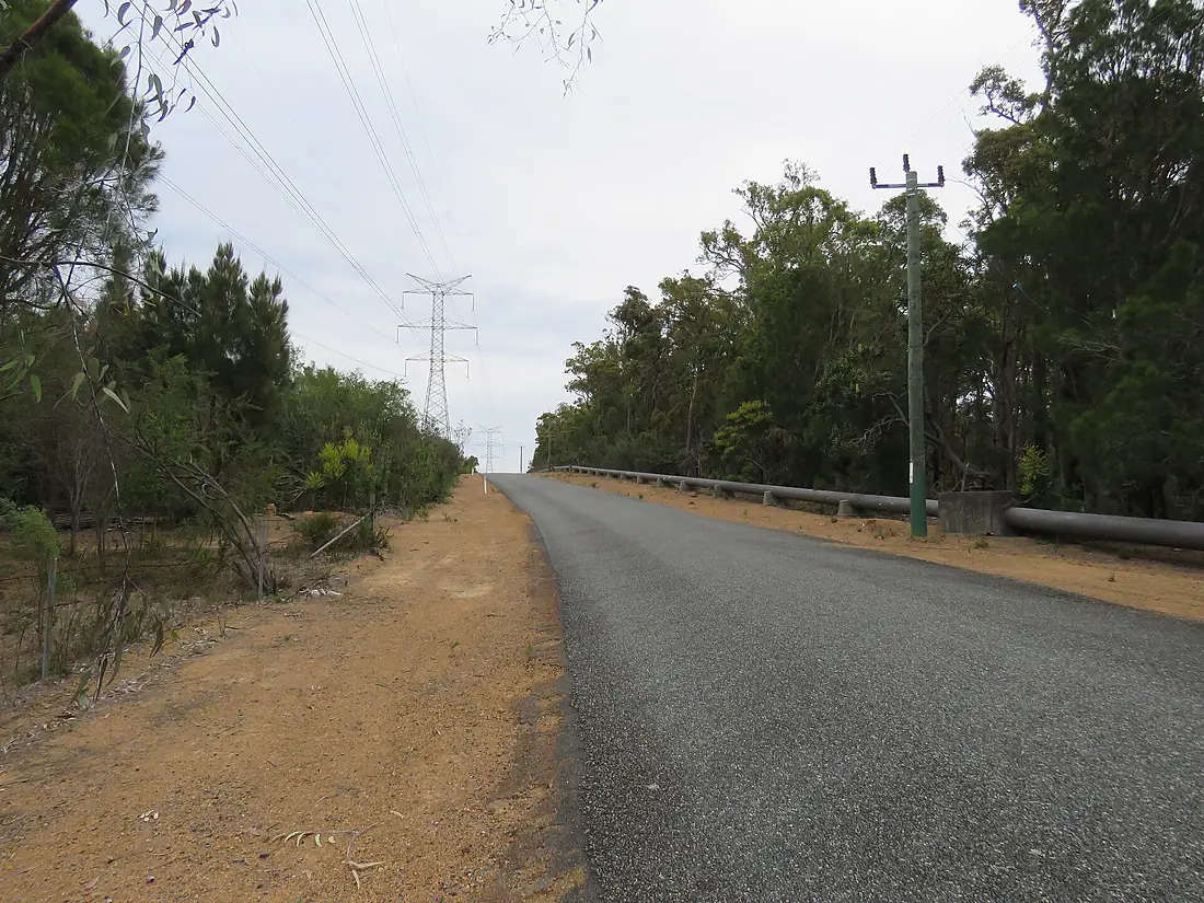 Victoria Dam, Perth access road and pipeline, November 2024 01