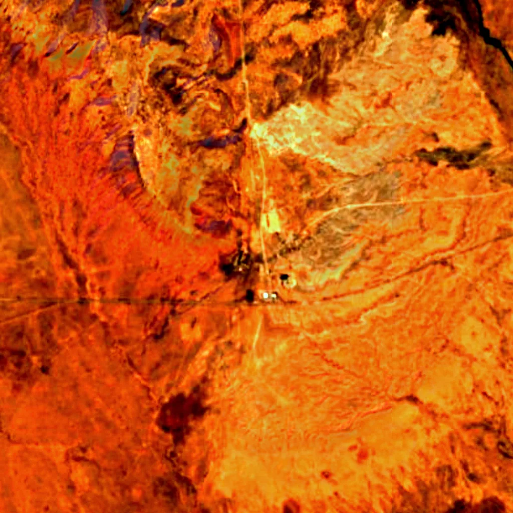 Pipe Spring National Monument seen from above (Sentinel-2)