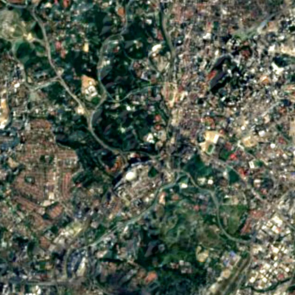 Planetarium Negara seen from above (Sentinel-2)