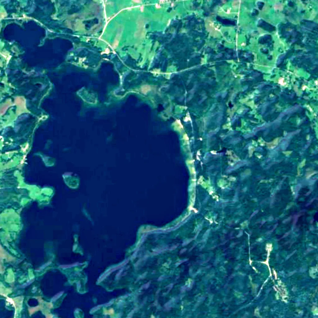 Plateliai seen from above (Sentinel-2)