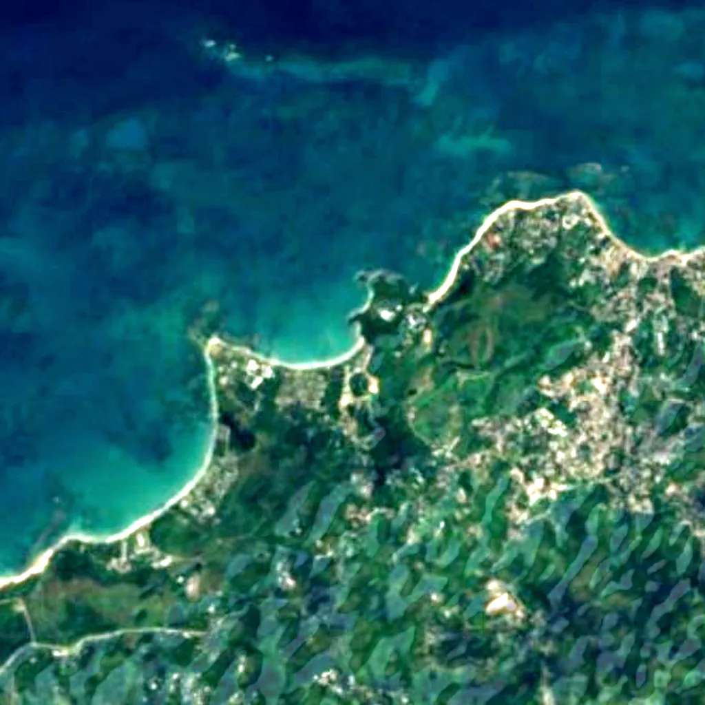 Playa Bonita seen from above (Sentinel-2)