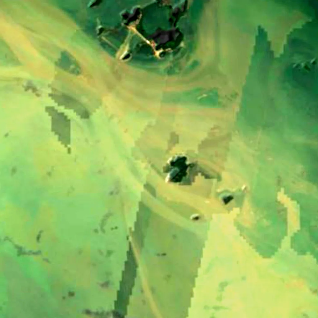 Poyang Lake seen from above (Sentinel-2)