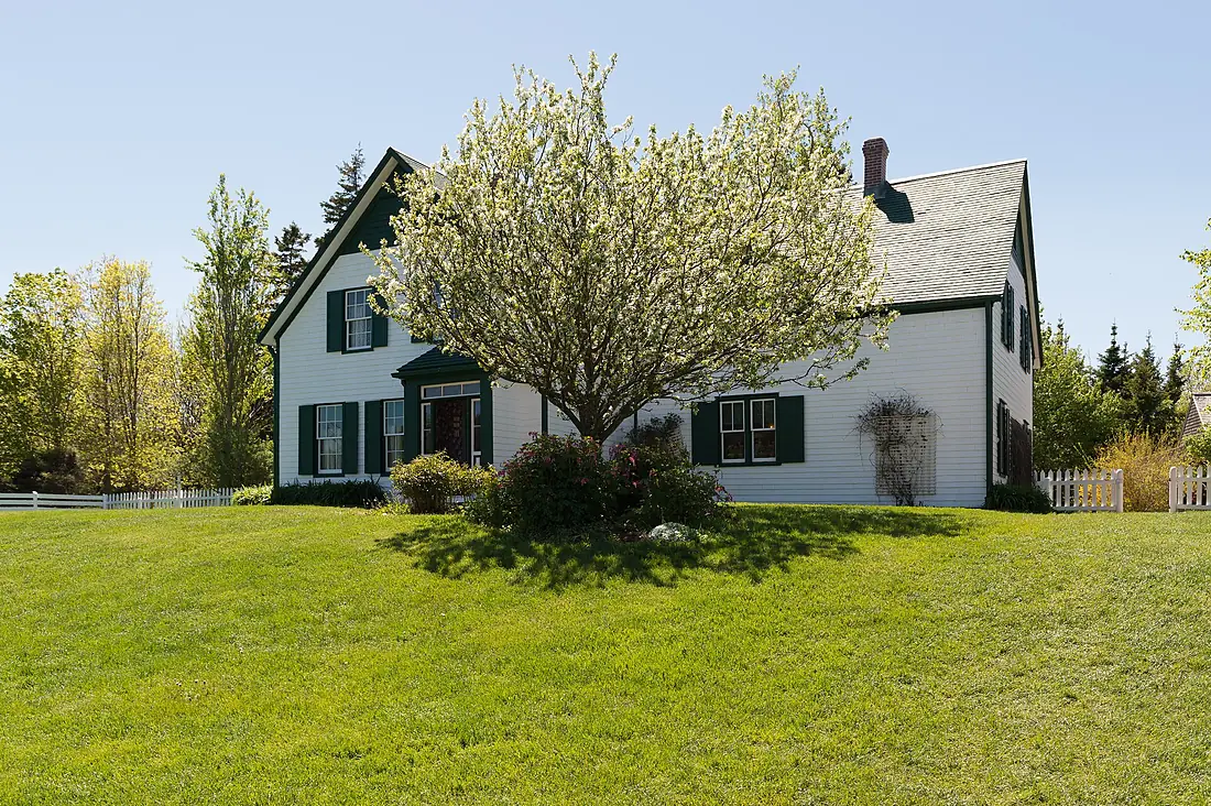 Green Gables House backyard