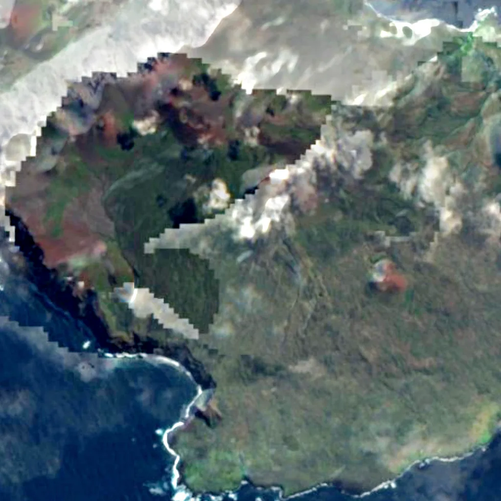 Prince Edward Island seen from above (Sentinel-2)