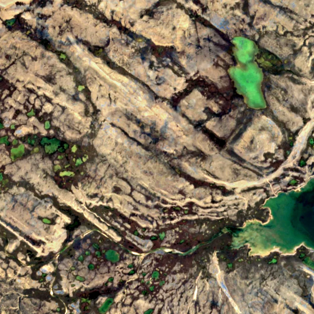 Prince of Wales Island seen from above (Sentinel-2)