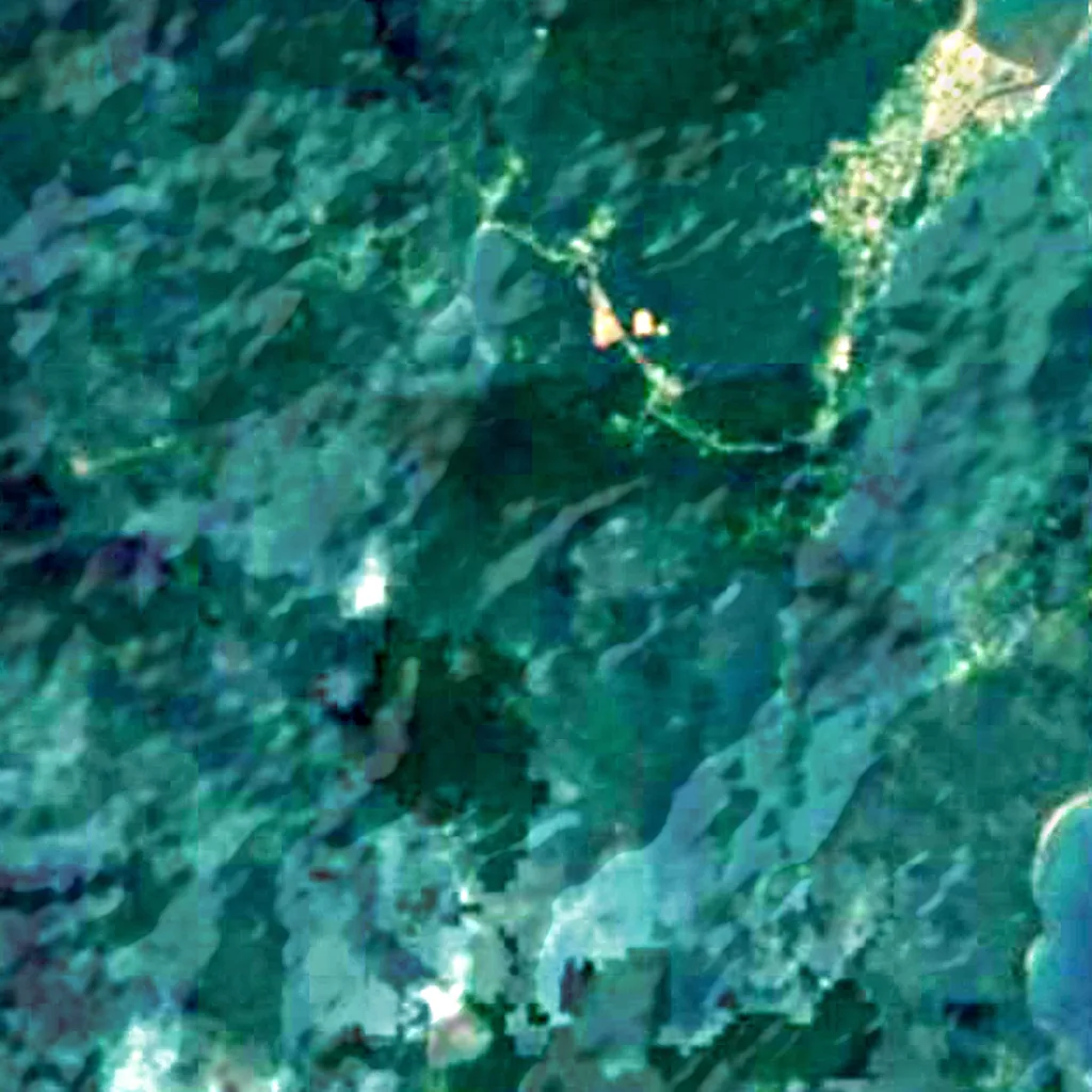 Príncipe seen from above (Sentinel-2)