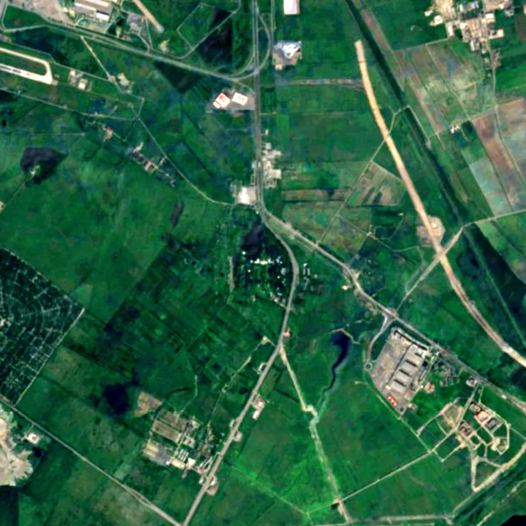 Pulkovo Observatory seen from above (Sentinel-2)