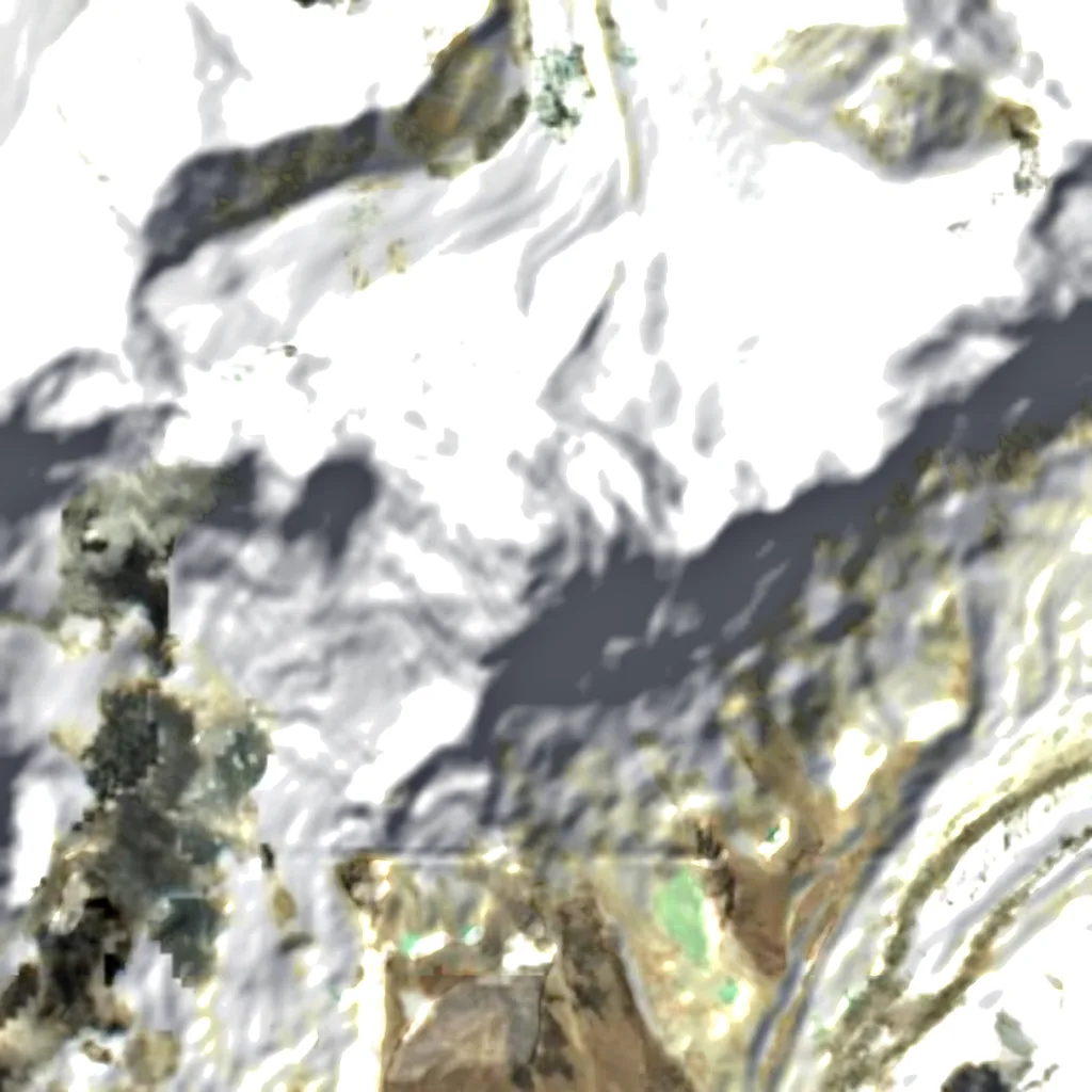 Pumori seen from above (Sentinel-2)