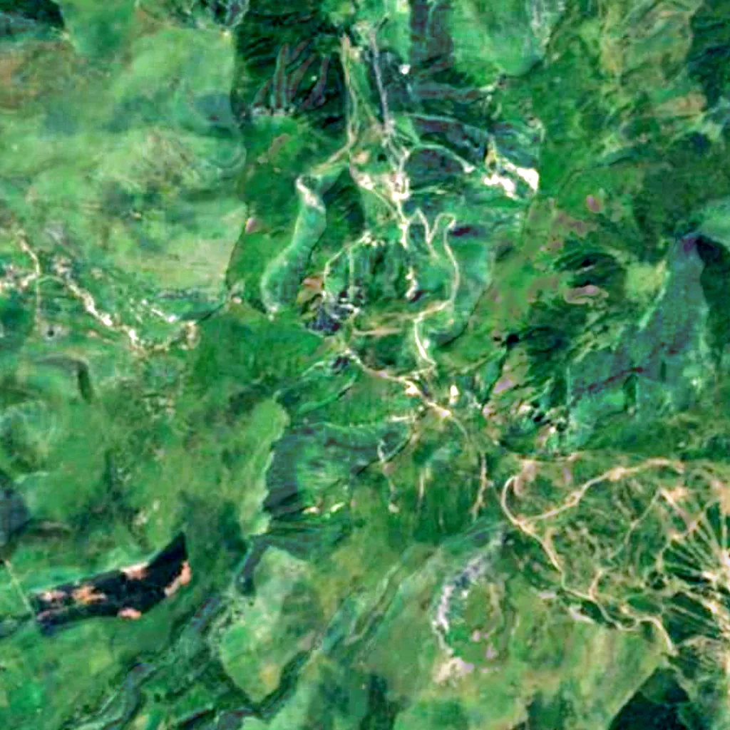 Puy de Sancy seen from above (Sentinel-2)