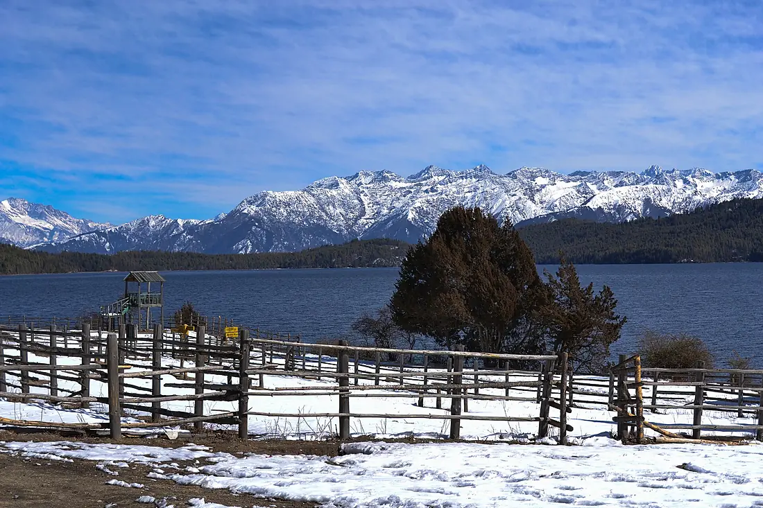 Rara Lake in winter