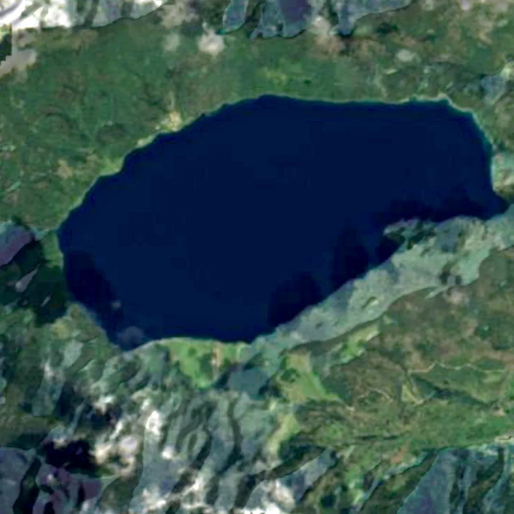 Rara Lake seen from above (Sentinel-2)