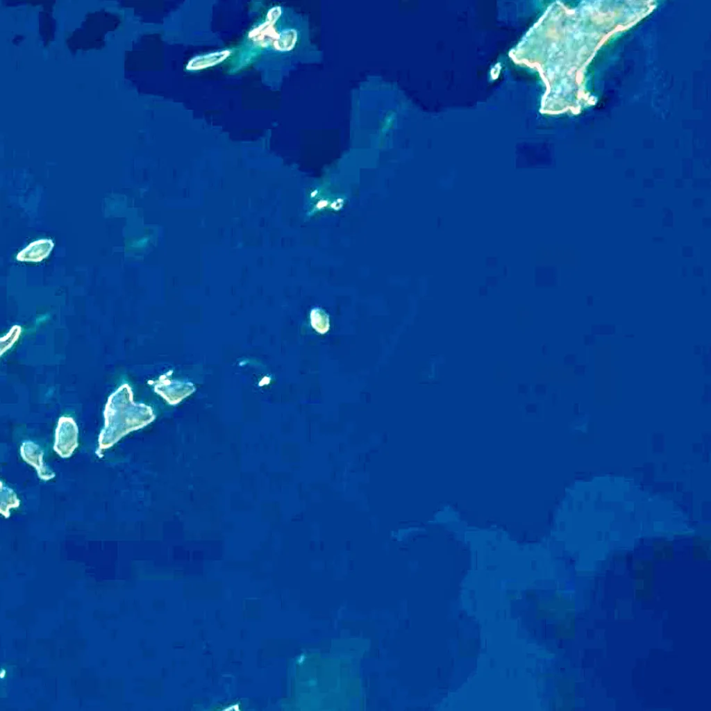 Reindeer Lake seen from above (Sentinel-2)