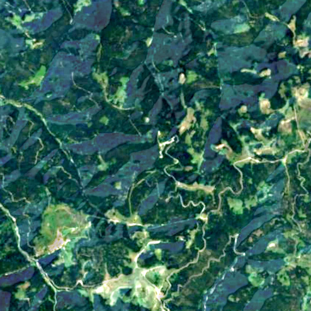 Rozhen Observatory seen from above (Sentinel-2)