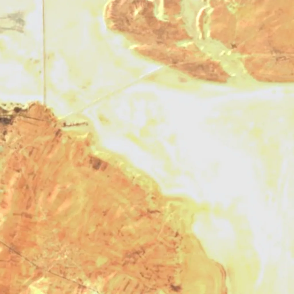 Sabkhat al-Jabbul seen from above (Sentinel-2)