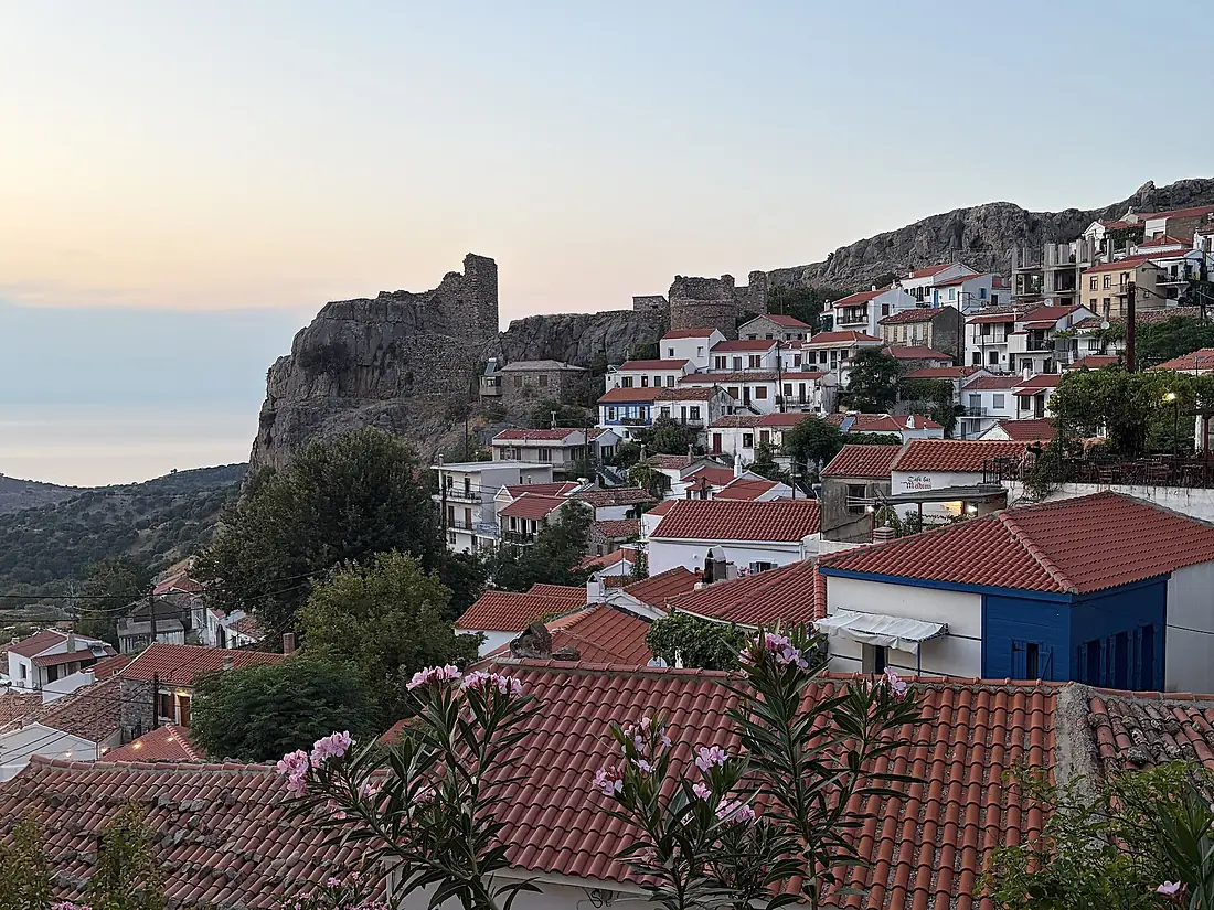 View Chora Castle Samothraki
