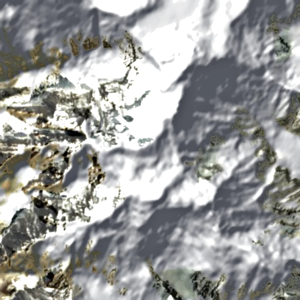 Saraghrar seen from above (Sentinel-2)