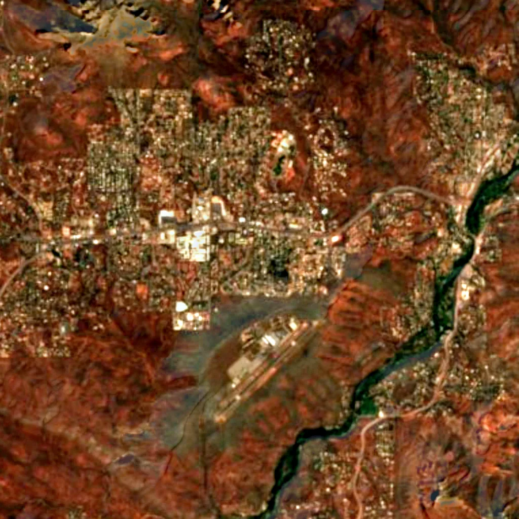 Sedona seen from above (Sentinel-2)