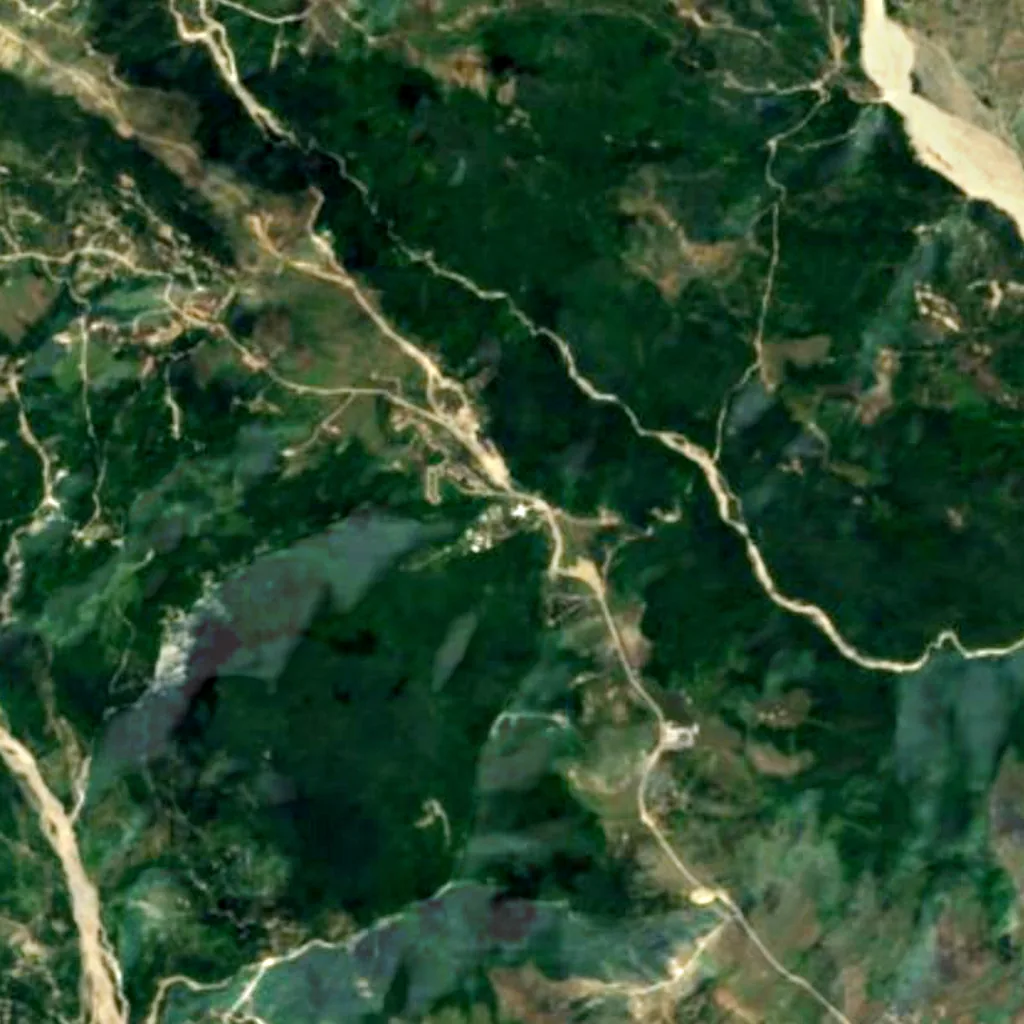 Shamakhy Astrophysical Observatory seen from above (Sentinel-2)