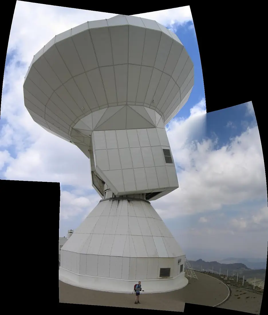 Sierra Nevada Observatory Radio Telescope Closeup